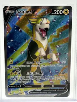 2021 Pokemon Boltund 249/264 Fusion Strike GEM MT PSA 10 - Image 3