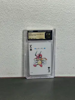 1999 Pokemon Silver Poker Set Ledian #166 CGC 10 PRISTINE! - Image 1