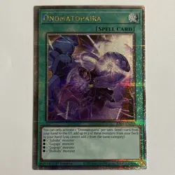 Yugioh Tcg Onomatopaira RA04-EN089 QCR Quarter Century 1st Ed Near Mint Single! - Image 1