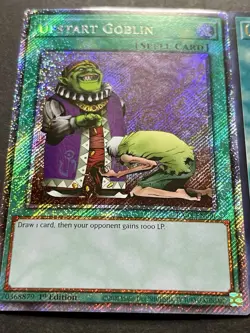 3x Upstart Goblin | 2x Platinum Secret Rare + 1x Gold Rare | NM | YuGiOh! - Image 2