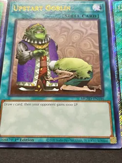 3x Upstart Goblin | 2x Platinum Secret Rare + 1x Gold Rare | NM | YuGiOh! - Image 5
