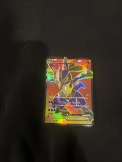 Pokemon TCG Lucario EX Holo Full Art Ultra Rare Card Furious Fists 107/111 - Image 1