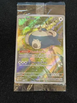 Snorlax 051 Sv: Scarlet & Violet Promo Cards Holo Sealed - Image 1