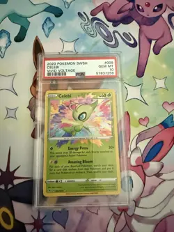 Pokemon PSA 10 Complete Set of 9 Amazing Rare Vivid Voltage/Shining Fates Cards - Image 4