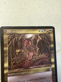Silver Queen Summon Legend Magic The Gathering 1998 Stronghold Card Gold Legend - Image 2