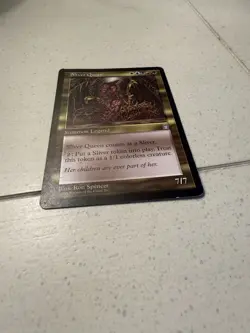 Silver Queen Summon Legend Magic The Gathering 1998 Stronghold Card Gold Legend - Image 5