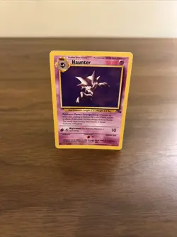 Pokemon TCG Haunter Fossil Set Unlimited Rare Non-Holo Card 21/62 - Image 1
