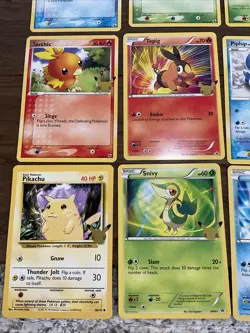 Pokemon Jumbo Cards Celebrations Lot Of 12 Pikachu Charmander Torchic Tepig - Image 3