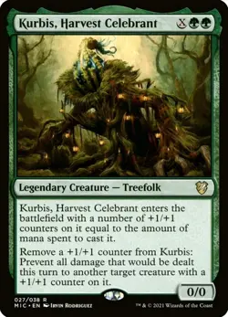 X 1 Kurbis, Harvest Celebrant NM-M Midnight Hunt 027 Commander MTG Magic - Image 1