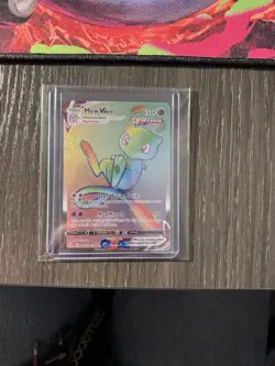 Pokemon Fusion Strike Mew VMAX 268/264 Secret Rainbow Rare - Image 1