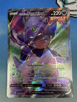 Galarian Slowking V 178/198 Chilling Reign Full Art Pokemon Card - Image 1