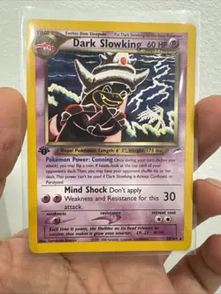 DARK SLOWKING 20/105 Neo Destiny 1st EDITION rare Pokemon TCG card NM+ CLEAN! - Image 1