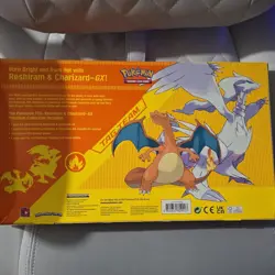 Pokemon TCG Reshiram & Charizard-GX Premium Collection Box Reshiram Charizard E… - Image 2