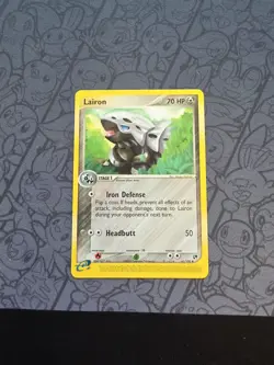 Pokemon: Lairon #41/100 Sandstorm (SS) 2003 E-reader Vintage Non-holo - LP+ -J86 - Image 1