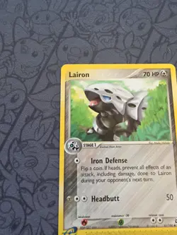 Pokemon: Lairon #41/100 Sandstorm (SS) 2003 E-reader Vintage Non-holo - LP+ -J86 - Image 4