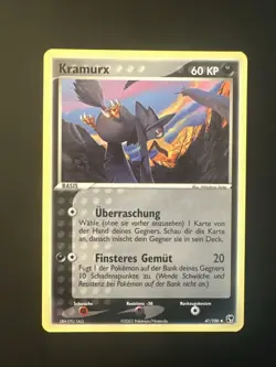 Pokemon Tcg Murkrow #47 Pokemon Sandstorm LP - Image 1