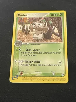 Pokemon TCG Nuzleaf EX Sandstorm 49 Regular Uncommon - Image 1