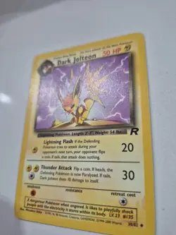 Pokemon Dark Jolteon Team Rocket 38/82 Regular 50 HP Uncommon English - Image 2