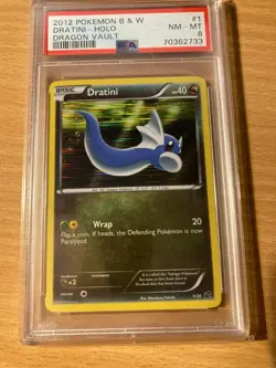PSA 8 dratini holo dragon vault BW 2012 Pokemon - Image 1