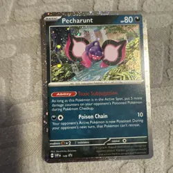 Pecharunt 149 SVP Cosmos Holo Black Star Promo Shrouded Fable Pokemon TCG - Image 1