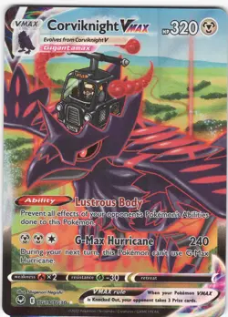 Corviknight VMAX TG19/TG30 Holo Silver Tempest Trainer Gallery Pokemon Holo NM - Image 1
