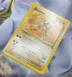 Pokemon TCG Fossil Hitmonlee 22/62 Rare Non-Holo - Image 3
