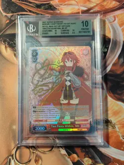 Two Faces Within, Mii (SP) BGS 10 -Bofuri english Weiss Schwarz - Image 1
