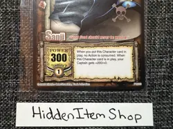 Sanji One Piece Card CCG/TCG Silver Promo 2005 PR010 Quest Begins NEAR MINT - Image 4