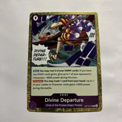 One Piece CCG Divine Departure Holo R Card OP13-076 NM - Image 1