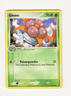 2005 Gloom 70HP - 58/115 Pokemon Card stage 1 excellent condition - Image 1