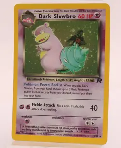 Team Rocket's Dark Slowbro 12/82 Rare Holo Pokemon TCG Card - Image 1