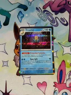 Pokemon TCG 151 - Omastar 139/165 Holo Rare NM Card - Image 1