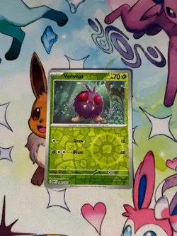 Pokemon TCG 151 - Venonat 048/165 Reverse Holo Common NM - Image 1