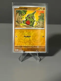 Pokemon TCG Prismatic Evolutions - Larvitar 047/131 Reverse Holo NM - Image 1