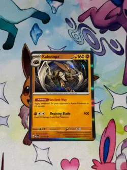 Pokemon TCG 151 - Kabutops 141/165 Holo Rare NM - Image 1