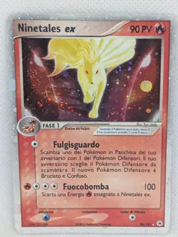 Ninetales ex 96/101 Hidden Legends Holo Rare Pokemon TCG Nintendo ITALIAN MP+ - Image 1