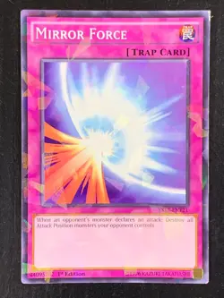 Mirror Force YS15-ENF21 1st Ed Shatterfoil Yu-Gi-Oh! Konami - Image 1