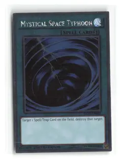 Mystical Space Typhoon NKRT-EN040 Platinum Rare Limited Edition Yu-Gi-Oh! - Image 1