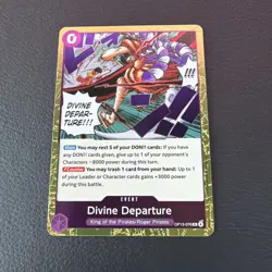 Divine Departure OP13-076 (R) Carrying on His Will English One Piece Card - Image 1