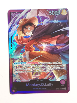 One Piece TCG Monkey.D.Luffy Sound Loader Vol. 1 Promo Leader OP05-060 - Image 2