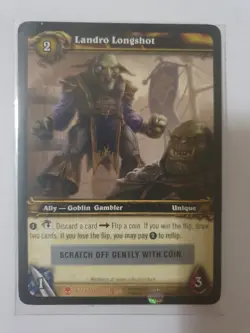World of Warcraft WOW TCG Landro Longshot Azeroth Loot (Unscratched) - Image 1