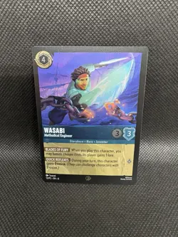 Wasabi - Methodical Engineer Cold Foil Big Hero 6 Promo Disney Lorcana 13 NM - Image 1