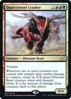 FOIL Quartzwood Crasher - Prerelease Cards (PRE) - Image 1