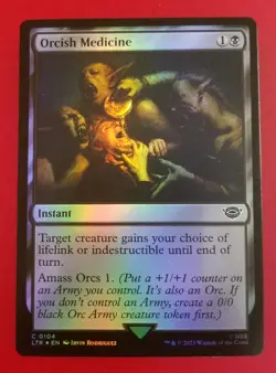 1x Orcish Medicine (0104) | FOIL | LTR: Tales of Middle-Earth | MTG Magic Cards - Image 1