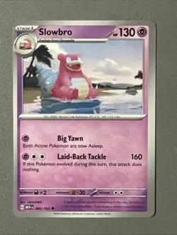Pokemon TCG * Scarlet & Violet 151 Card * 080/165 Slowbro Uncommon * FRESH PK - Image 1