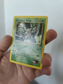 Giovanni's Pinsir 24/132 Rare Gym Challenge Set Non Holo Pokemon Card WOTC HP - Image 3