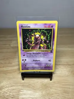 Mewtwo Pokemon Black Star Promo #14 Promo 2000 Wizards Pokemon Card 70 HP - Image 1