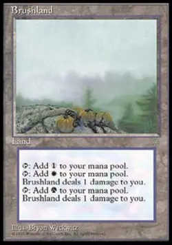 Brushland - Light Play MTG Ice Age - Image 1