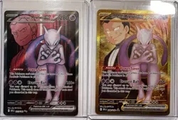 Pokemon Card Lot Destined Rivals Mewtwo FA/HR - Image 1