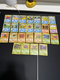 25 Vintage Pokemon Card Lot (Qty) | WOTC 1999–2004 | Fossil | LP - Image 1